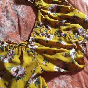 Bell Sleeve Button Up Babydoll Top